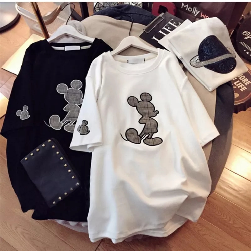 T-shirt Mickey Mouse blanc