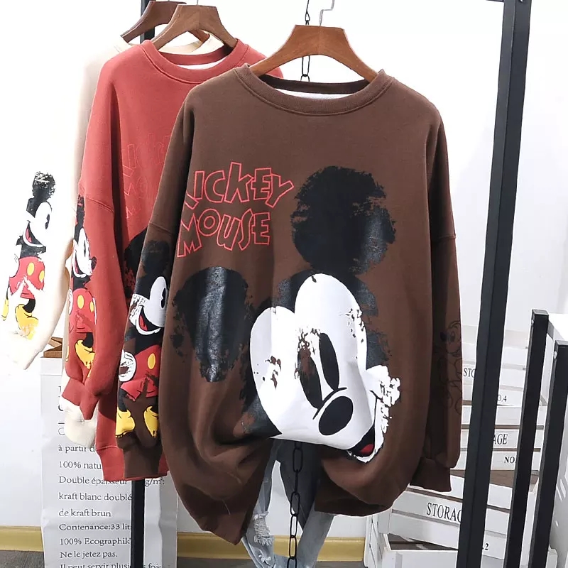 Sweat Mickey Mouse marron